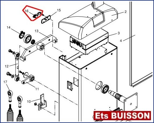 BENINCA EVA7 (2/2) - Ressort 480 (1pc.) N°16 Réf 9686517